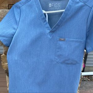 FIGS SET Heather Indigo scrubs